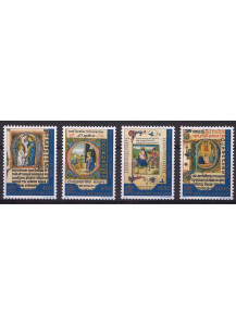 1995 Vaticano Verso l'Anno Santo del 2000 4 Valori Sassone 1029-32